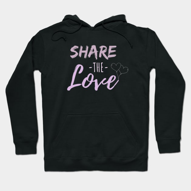 SHARE THE LOVE Hoodie by Alexander S.